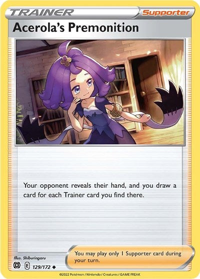 Acerola's Premonition - 129/172 (Uncommon) [BRS-129-U]