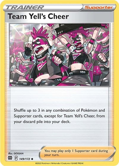 Team Yell's Cheer - 149/172 (Uncommon) [BRS-149-U]