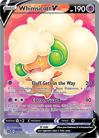 Whimsicott V - 160/172 (Ultra Rare) [BRS-160-UR]