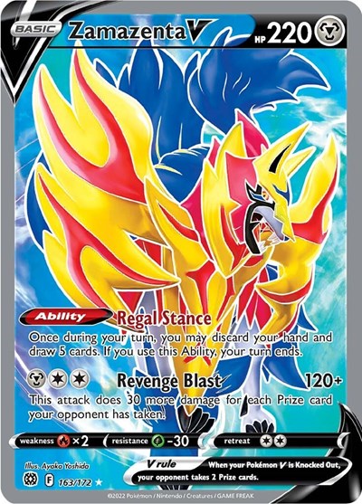 Zamazenta V - 163/172 (Ultra Rare) [BRS-163-UR]