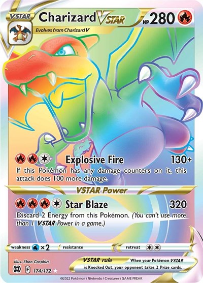Charizard VSTAR - 174/172 (Secret Rare) [BRS-174-SR]