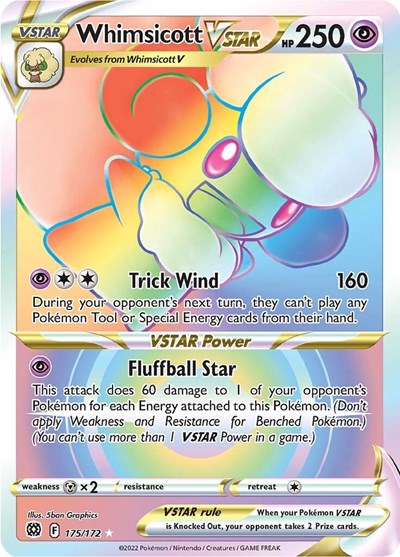Whimsicott VSTAR - 175/172 (Secret Rare) [BRS-175-SR]