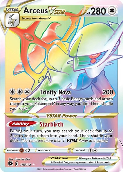 Arceus VSTAR - 176/172 (Secret Rare) [BRS-176-SR]