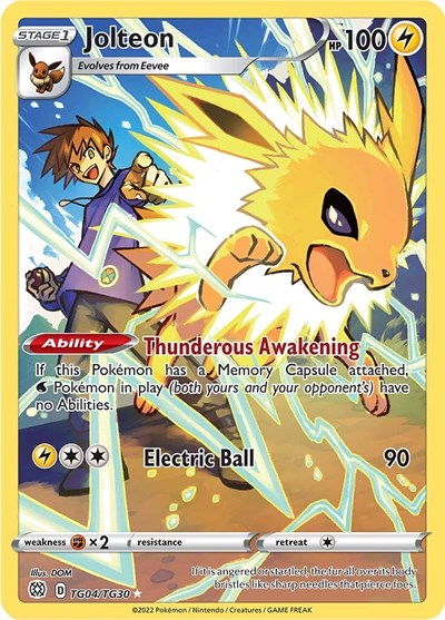 Jolteon - TG04/TG30 (Ultra Rare) [BRS-TG04-UR]