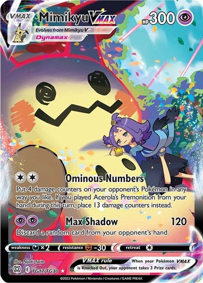 Mimikyu VMAX - TG17/TG30 (Ultra Rare) [BRS-TG17-UR]
