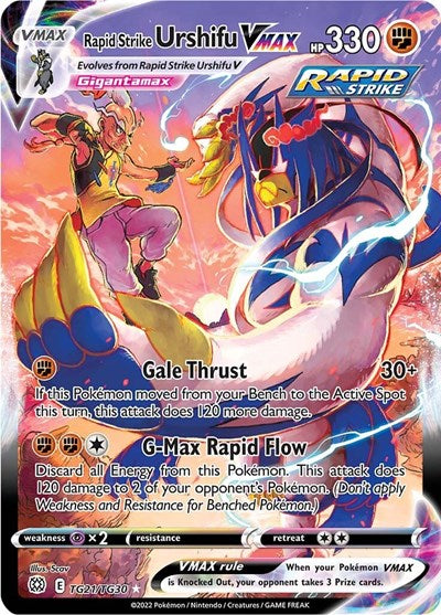 Rapid Strike Urshifu VMAX - TG21/TG30 (Ultra Rare) [BRS-TG21-UR]