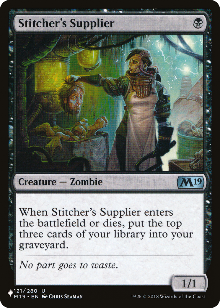 Stitcher's Supplier [PLST-M19-121]