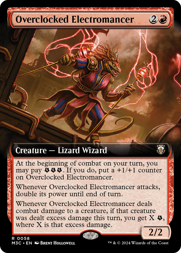 Overclocked Electromancer - Extended Art [M3C-58]