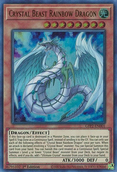 Crystal Beast Rainbow Dragon (Ultra Rare) [GFP2-EN001-UR]