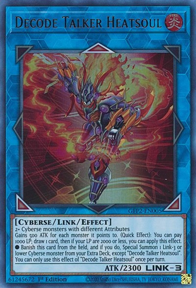 Decode Talker Heatsoul (Ultra Rare) [GFP2-EN005-UR]