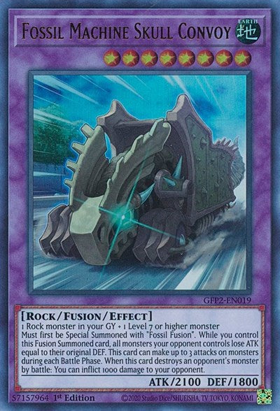 Fossil Machine Skull Convoy (Ultra Rare) [GFP2-EN019-UR]
