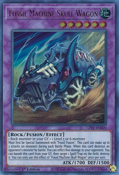 Fossil Machine Skull Wagon (Ultra Rare) [GFP2-EN020-UR]