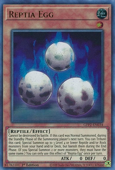 Reptia Egg (Ultra Rare) [GFP2-EN034-UR]