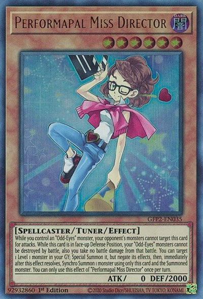 Performapal Miss Director (Ultra Rare) [GFP2-EN035-UR]