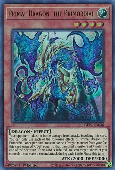 Primal Dragon, the Primordial (Ultra Rare) [GFP2-EN036-UR]