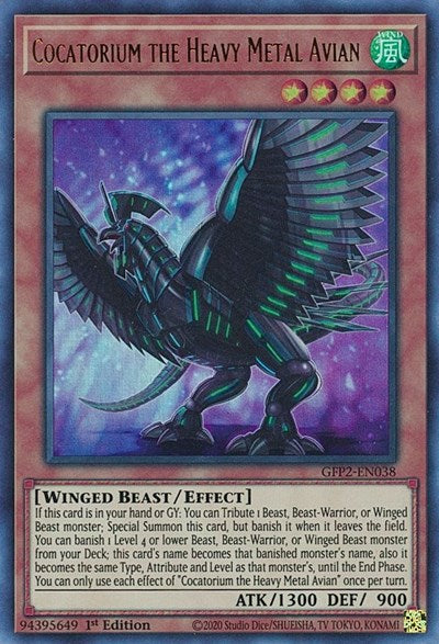 Cocatorium the Heavy Metal Avian (Ultra Rare) [GFP2-EN038-UR]