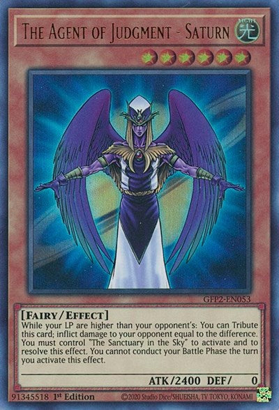 The Agent of Judgment - Saturn (Ultra Rare) [GFP2-EN053-UR]