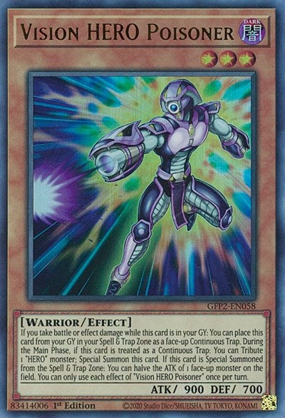 Vision HERO Poisoner (Ultra Rare) [GFP2-EN058-UR]