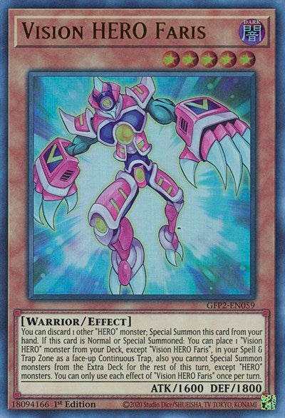Vision HERO Faris (Ultra Rare) [GFP2-EN059-UR]