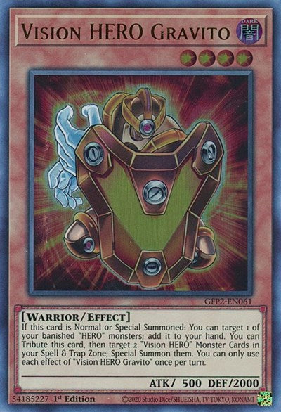 Vision HERO Gravito (Ultra Rare) [GFP2-EN061-UR]