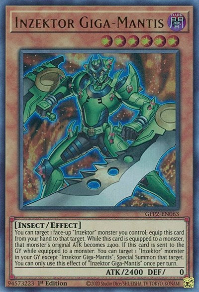 Inzektor Giga-Mantis (Ultra Rare) [GFP2-EN063-UR]