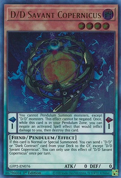 D/D Savant Copernicus (Ultra Rare) [GFP2-EN076-UR]