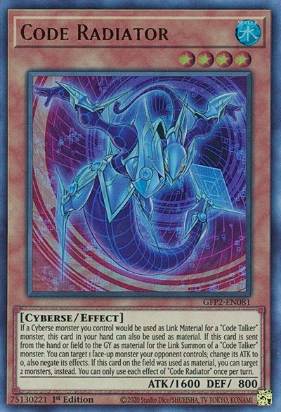 Code Radiator (Ultra Rare) [GFP2-EN081-UR]