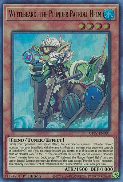 Whitebeard, the Plunder Patroll Helm (Ultra Rare) [GFP2-EN091-UR]