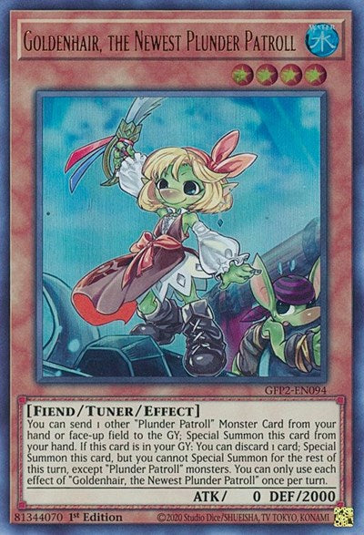 Goldenhair, the Newest Plunder Patroll (Ultra Rare) [GFP2-EN094-UR]