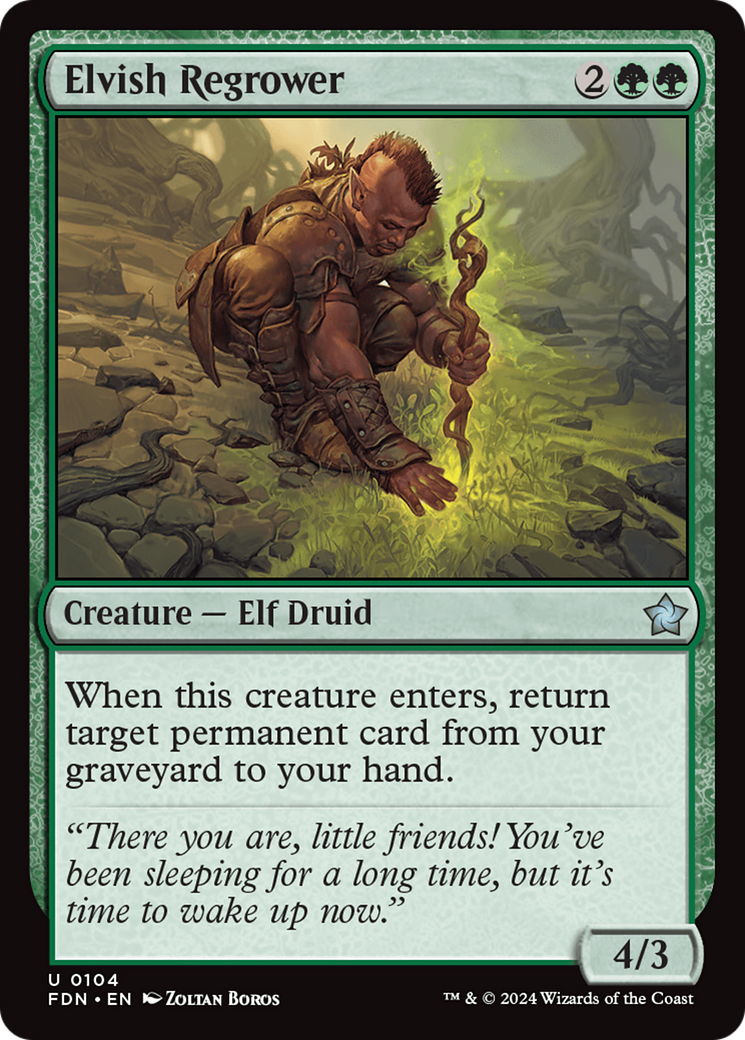 Elvish Regrower [FDN-104]