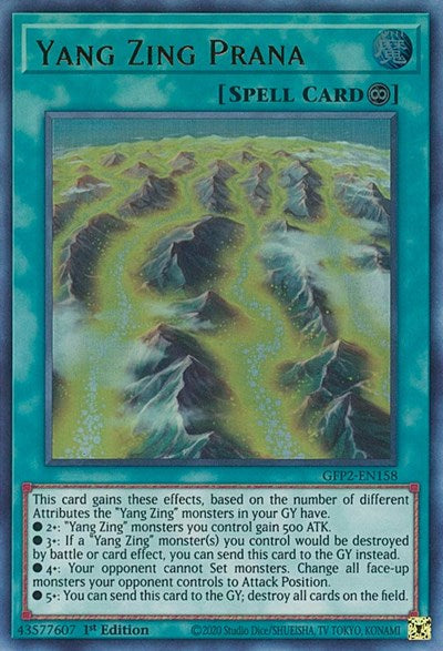 Yang Zing Prana (Ultra Rare) [GFP2-EN158-UR]