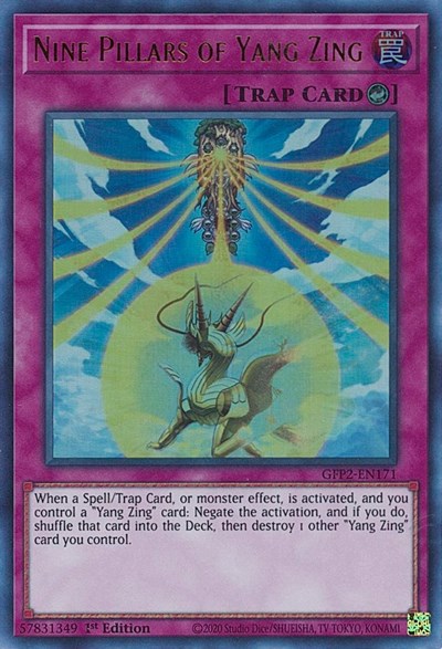 Nine Pillars of Yang Zing (Ultra Rare) [GFP2-EN171-UR]