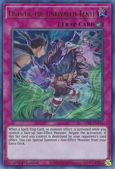 Fists of the Unrivaled Tenyi (Ultra Rare) [GFP2-EN174-UR]
