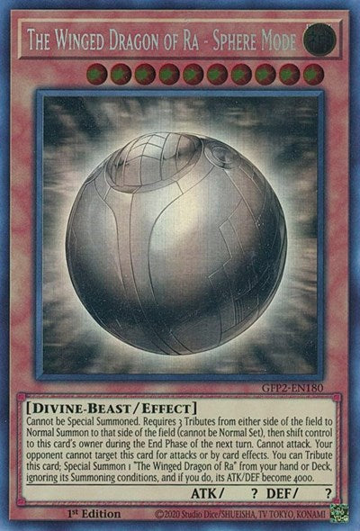 The Winged Dragon of Ra - Sphere Mode (Ghost Rare) [GFP2-EN180-GR]