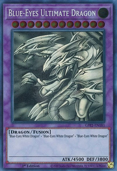 Blue-Eyes Ultimate Dragon (Ghost Rare) [GFP2-EN181-GR]