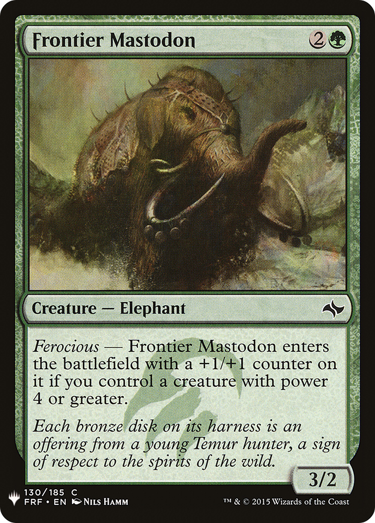 Frontier Mastodon [PLST-FRF-130]