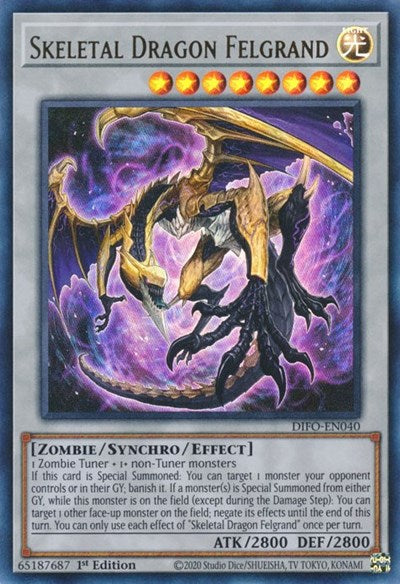 Skeletal Dragon Felgrand (Ultra Rare) [DIFO-EN040-UR]