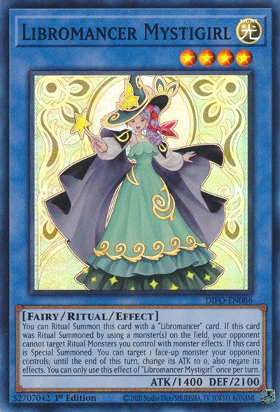 Libromancer Mystigirl (Super Rare) [DIFO-EN086-SuR]