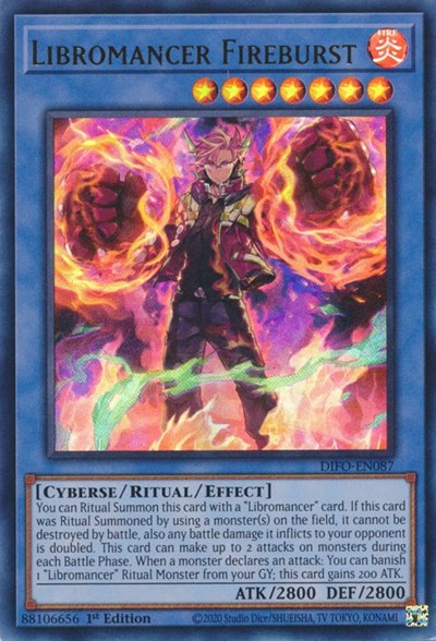 Libromancer Fireburst (Ultra Rare) [DIFO-EN087-UR]