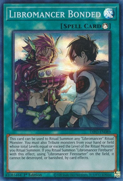 Libromancer Bonded (Super Rare) [DIFO-EN089-SuR]