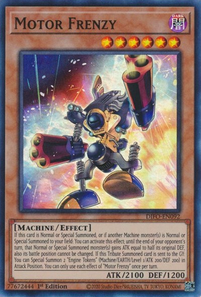 Motor Frenzy (Super Rare) [DIFO-EN092-SuR]