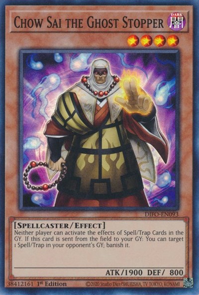 Chow Sai the Ghost Stopper (Super Rare) [DIFO-EN093-SuR]