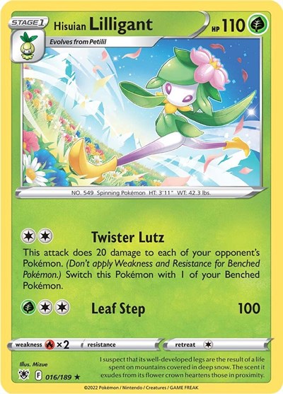 Hisuian Lilligant - 016/189 (Holo Rare) [ASR-016-HR]