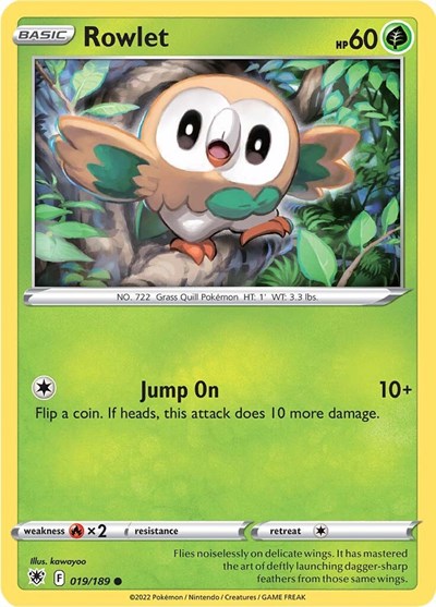 Rowlet - 019/189 (Common) [ASR-019-C]