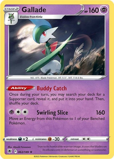 Gallade - 062/189 (Holo Rare) [ASR-062-HR]