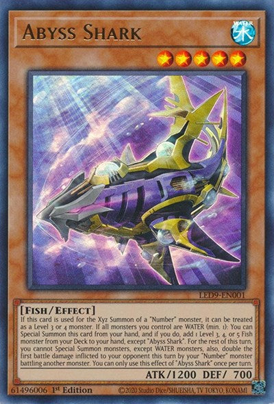 Abyss Shark (Ultra Rare) [LED9-EN001-UR]