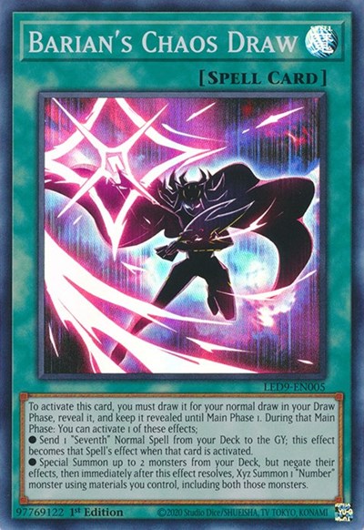 Barian's Chaos Draw (Super Rare) [LED9-EN005-SuR]