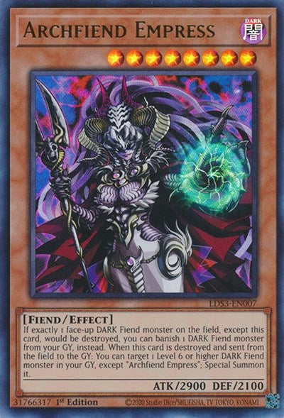 Archfiend Empress (Ultra Rare) [LDS3-EN007-UR]