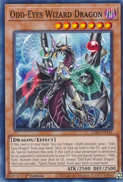 Odd-Eyes Wizard Dragon (Common) [LDS3-EN131-C]