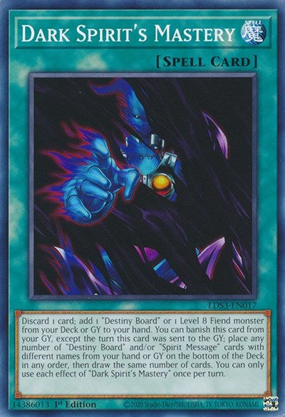 Dark Spirit's Mastery (Common) [LDS3-EN017-C]